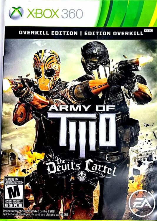 Army of Two - The Devil's Cartel  [Overkill Edition] by Spoutnik Gaspésie - Jeux Xbox 360 (Shopify Collective)