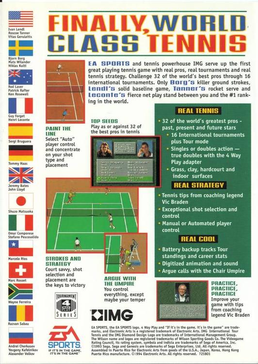 Tennis IMG Circuit International