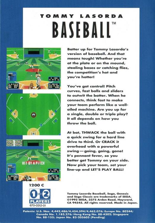 Tommy Lasorda Baseball