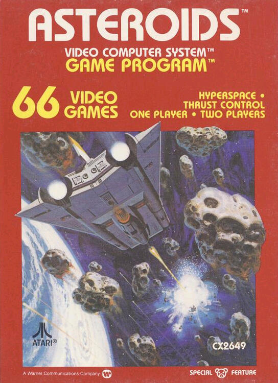 Asteroids by Spoutnik Gaspésie - Jeux Atari 2600 (Shopify Collective)