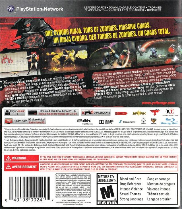 Yaiba: Ninja Gaiden Z (usagé)