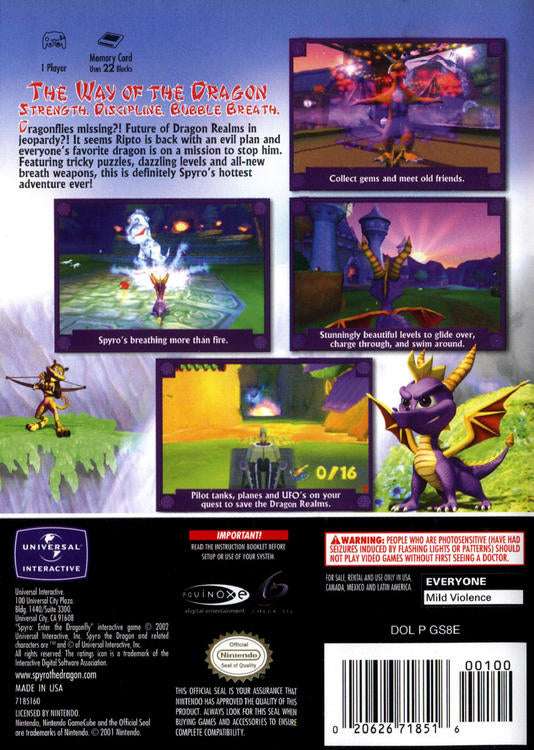 Spyro:  Enter The dragonfly