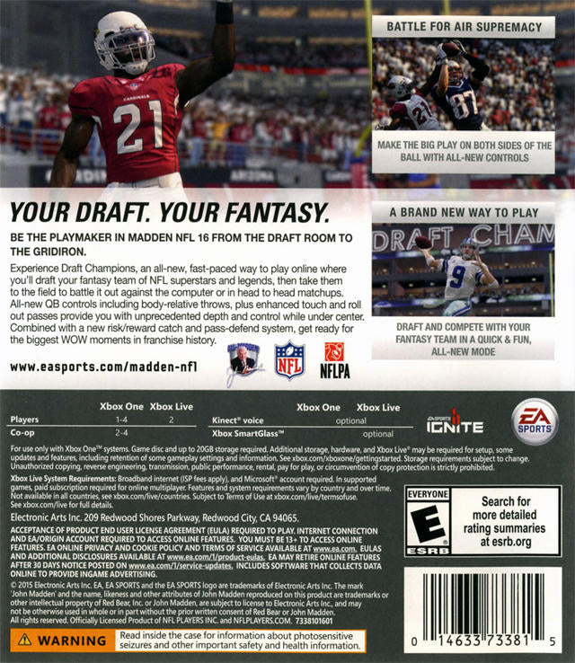 Madden NFL 16