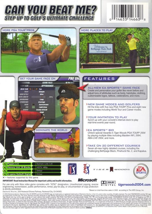 Tiger Woods PGA Tour 2004
