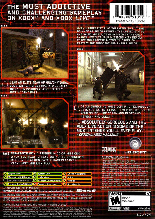 Tom Clancy's Rainbow Six 3
