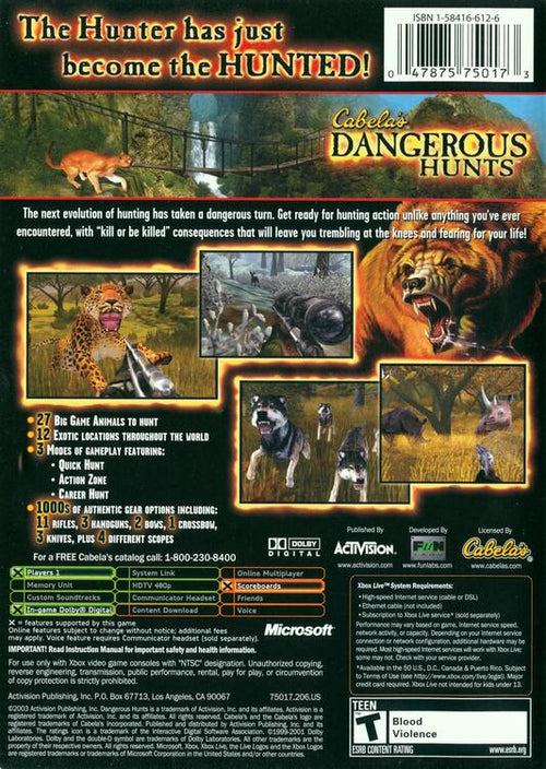 Cabela's Chasses Périlleuses