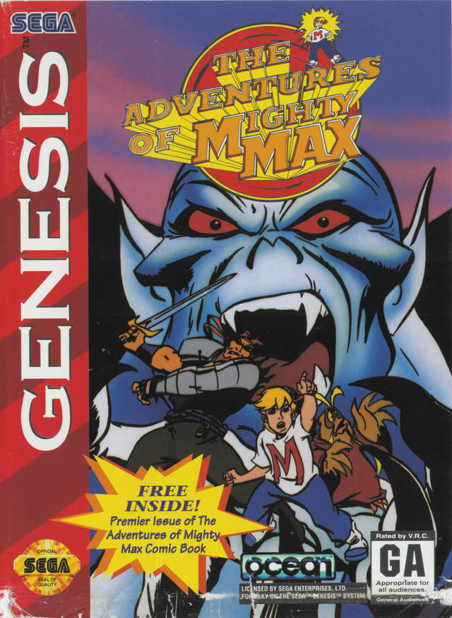 The Adventures of Mighty Max by Spoutnik Gaspésie - Jeux Genesis (Shopify Collective)