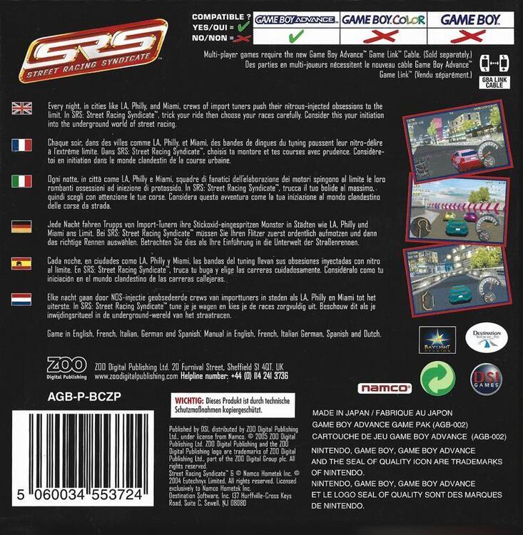 SRS: Street Racing Syndicate