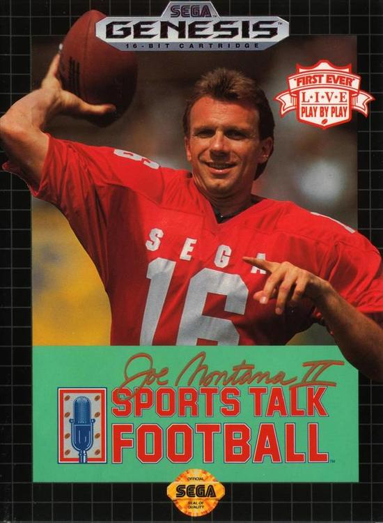 Joe Montana II: Sports Talk Football by Spoutnik Gaspésie - Jeux Genesis (Shopify Collective)