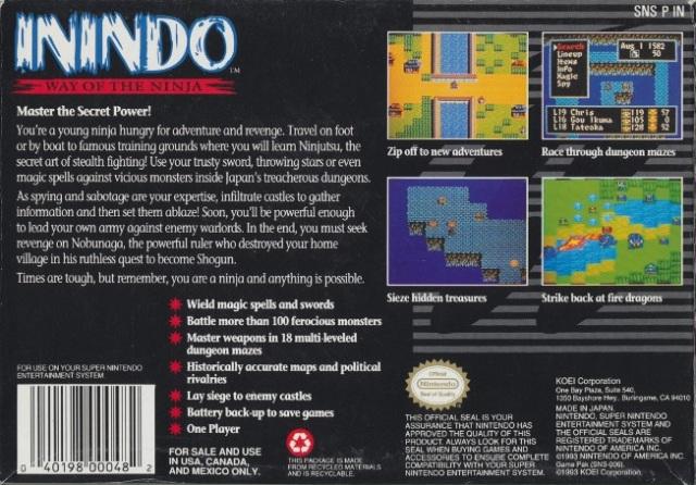 Inindo: Way of the Ninja