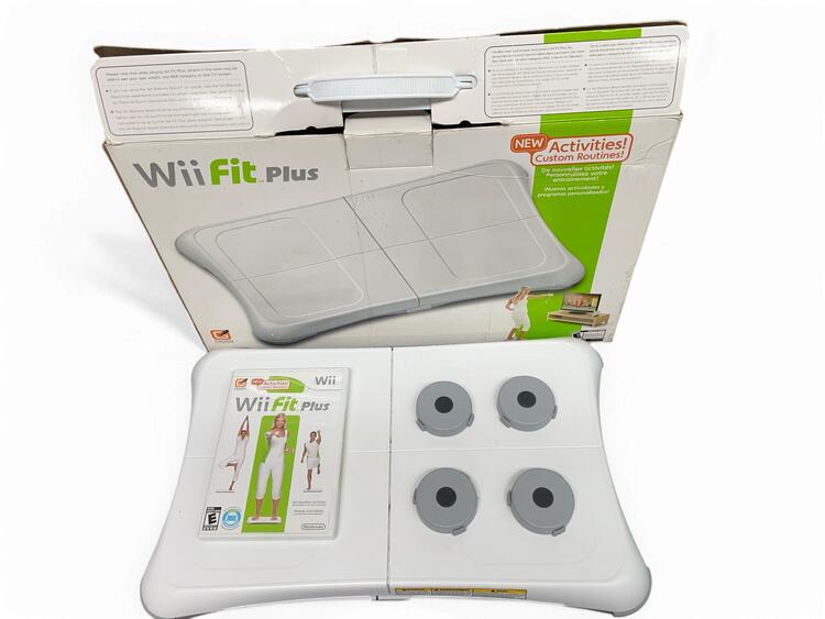 Wii Fit Plus W/ Official Nintendo Wii Balance Board (usagé)