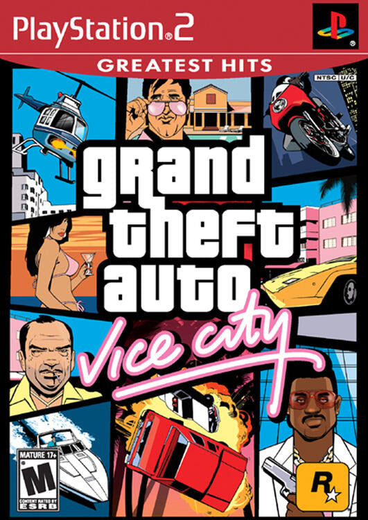 Grand Theft Auto: Vice City  [Greatest Hits] by Spoutnik Gaspésie - Jeux PS2 (Shopify Collective)