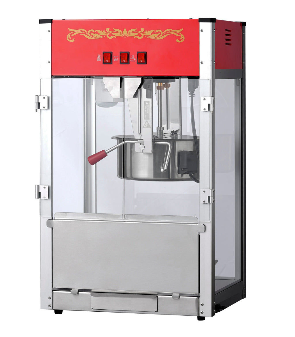 16oz Red Canadian Commercial Popcorn Machine
