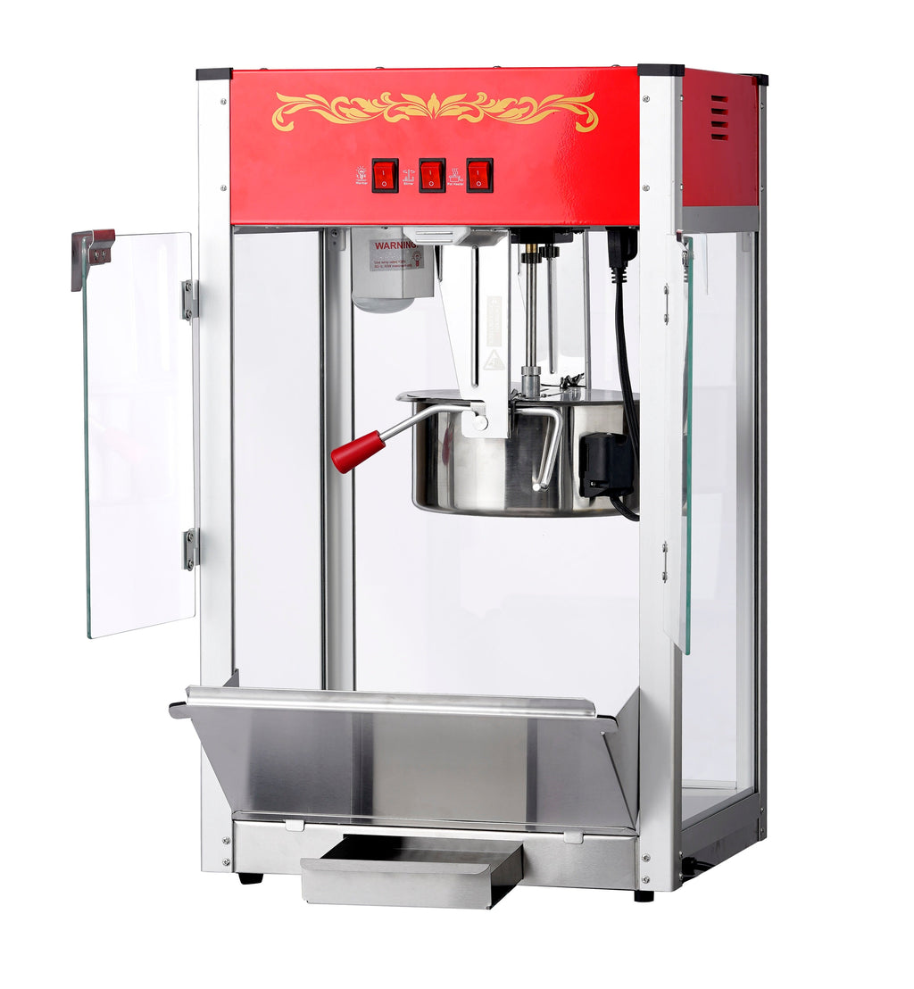 16oz Red Canadian Commercial Popcorn Machine