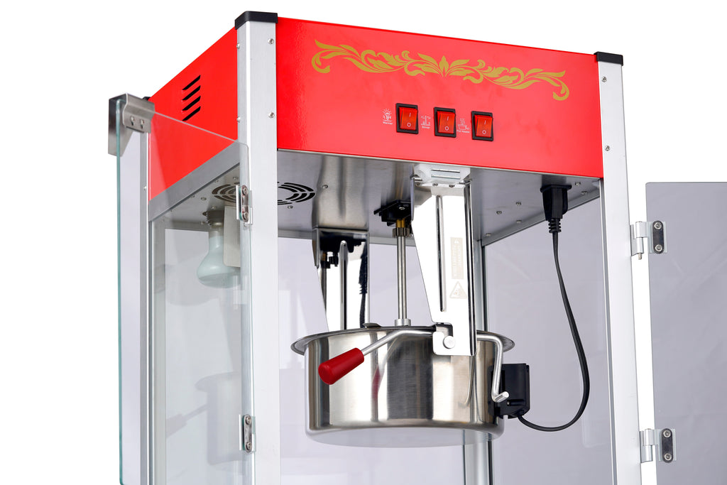 16oz Red Canadian Commercial Popcorn Machine