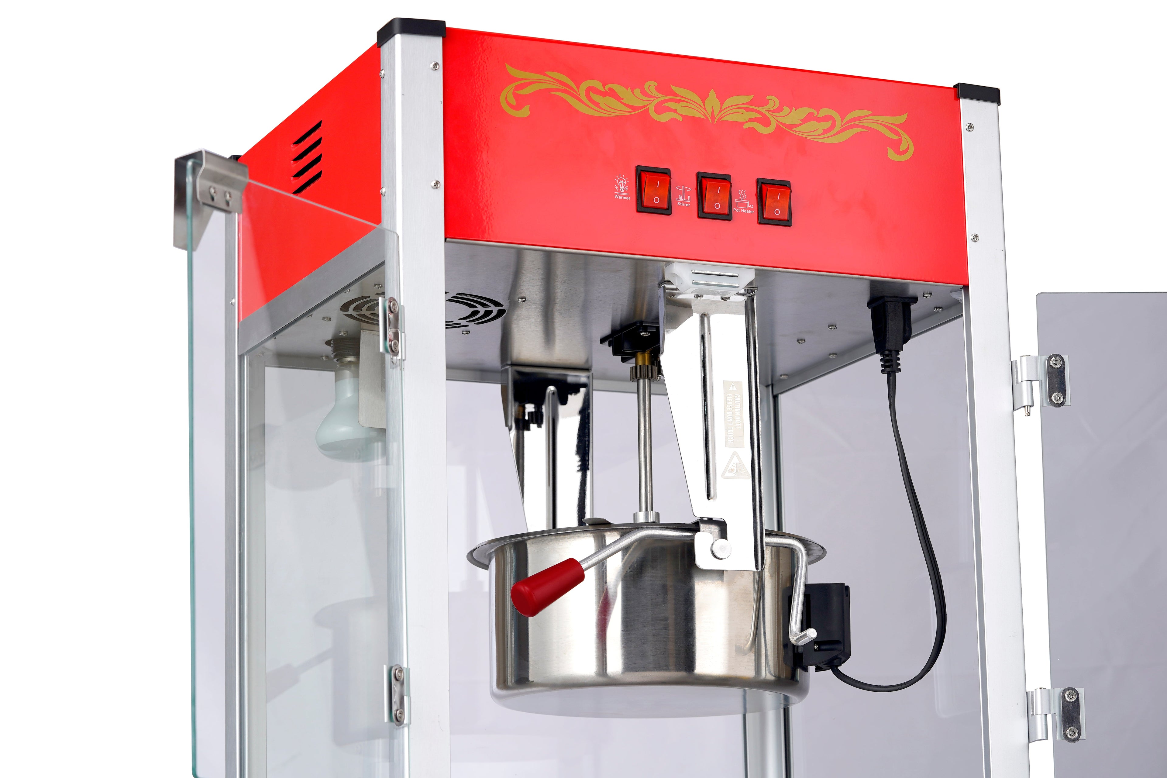 16oz Red Canadian Commercial Popcorn Machine