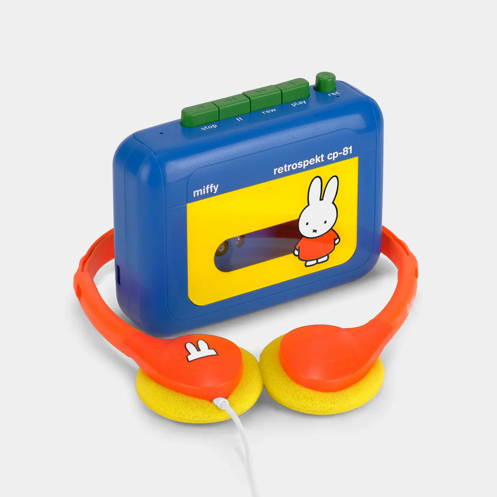Retrospekt x Miffy Walkman - CP-81 Portable Cassette Player by High Fidelity Vinyl - Portable Cassette Player (High…