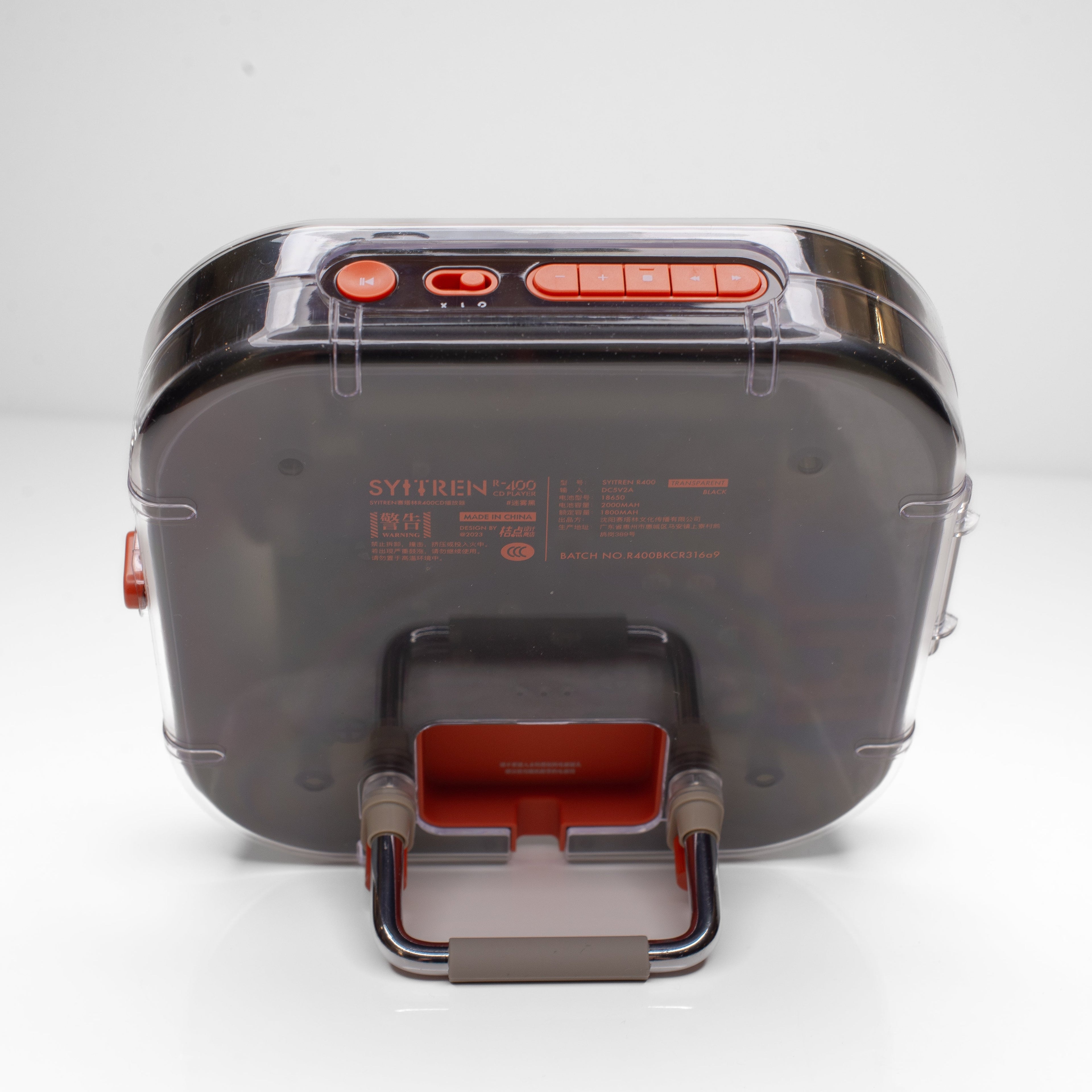 SYITREN R400 Bluetooth CD Player Kit - Translucent Black