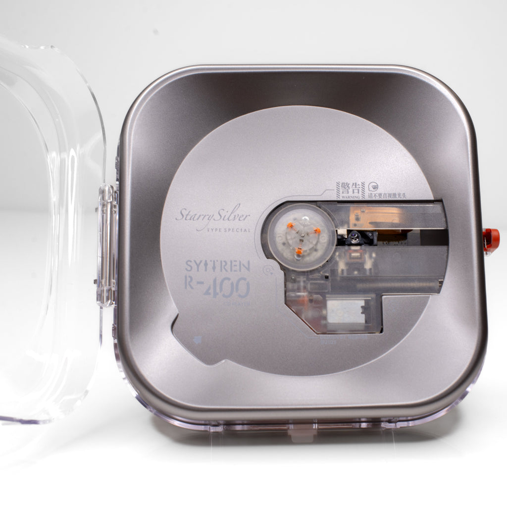 SYITREN R400 Bluetooth CD Player Kit - Silver by High Fidelity Vinyl - CD Player (High Fidelity Vinyl)