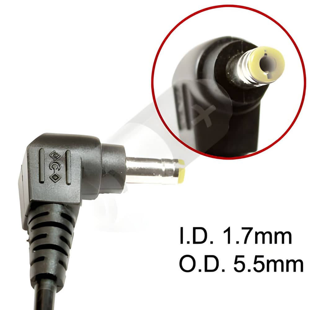 Acer Aspire E5-521 Compatible Laptop Adapter 19V 2.1A 40W (Fixed U-Tip)