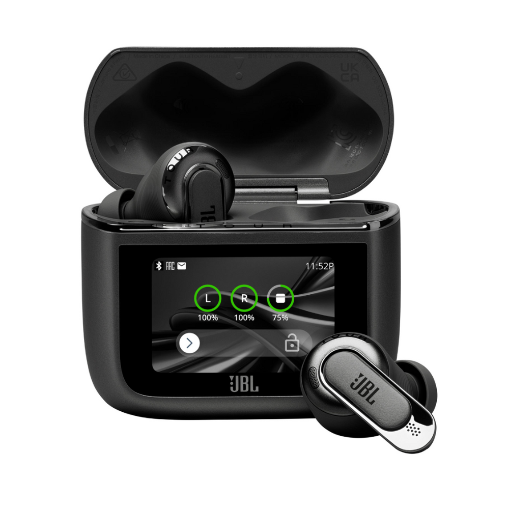 Écouteurs boutons JBL Sans fil Tour Pro 3 avec réduction active du bruit - Recertifié par JBL- - image 1