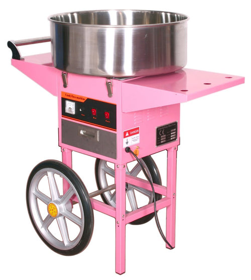 Canadian Flosser Cotton Candy Machine with Cart (Pink) by The Canada Popcorn Company - Cotton Candy Machines (Shopify…